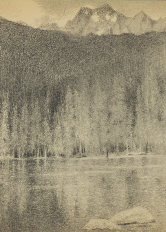 Fern Lake (Rocky Mountain National Park, Colorado), Drawing, circa 1910