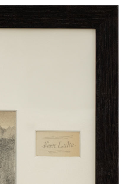 Fern Lake (Rocky Mountain National Park, Colorado), Drawing, circa 1910
