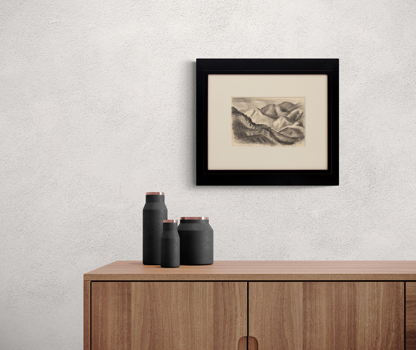 Untitled (Mountain Landscape, Colorado), Drawing