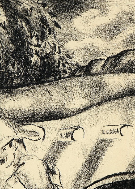 Untitled (Cowboy on Horseback with Tourists), Print, circa 1935