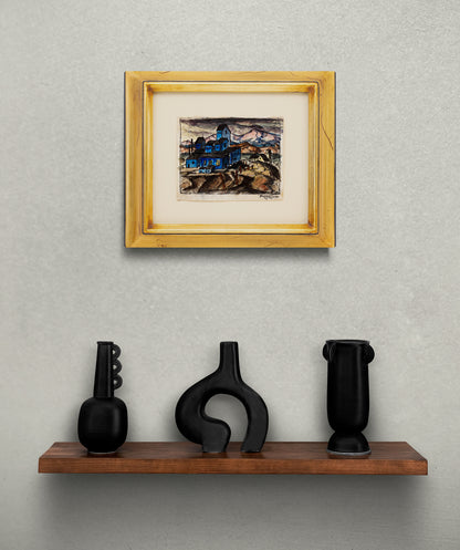 Untitled (Cripple Creek or Victor mine, Colorado), Painting, 1940