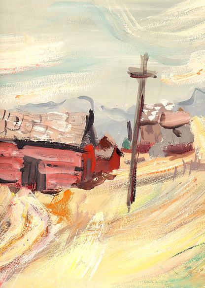 Untitled (Colorado Mountain Town), Painting