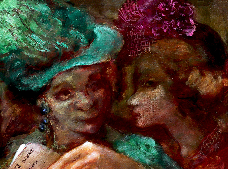 Opera Matinee (Two Women Whispering), Painting, 1948