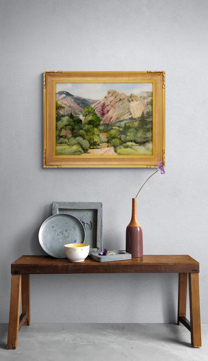 Untitled (Mountain Landscape in Summer), Painting, 1938