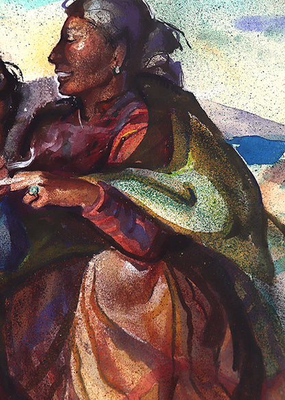 Untitled (Two Women), Painting