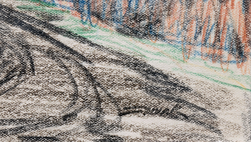 Untitled (Fall Landscape), Drawing