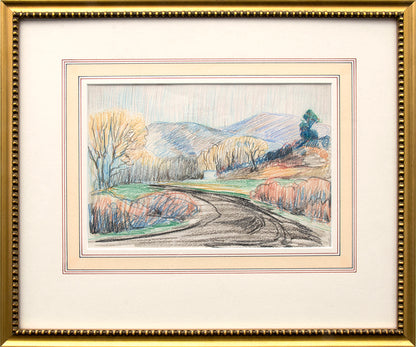 Untitled (Fall Landscape), Drawing
