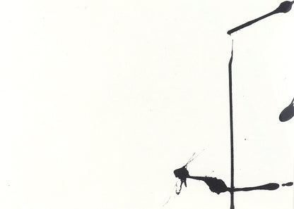Untitled (Abstract in White, Black, Red, Blue, and Yellow), Painting, circa 1970