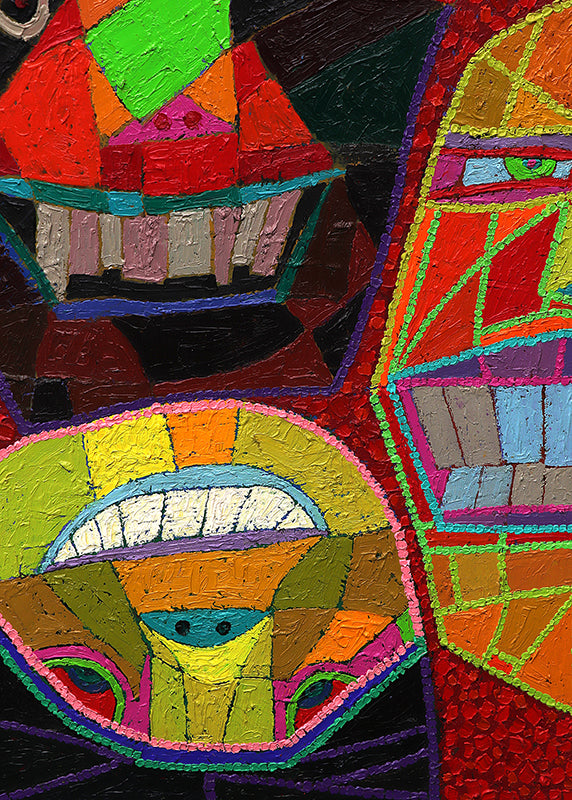 Masks, Painting, 1980
