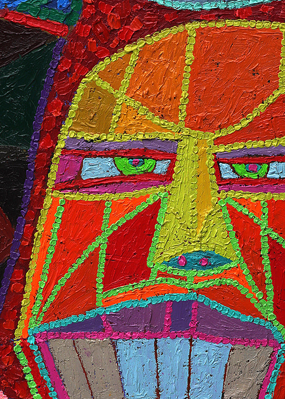 Masks, Painting, 1980