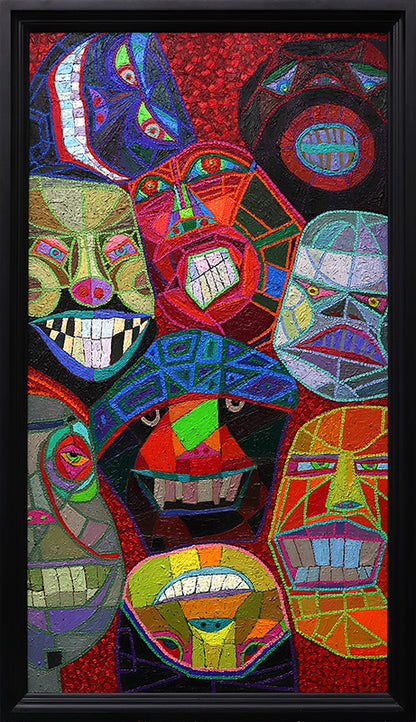 Masks, Painting, 1980
