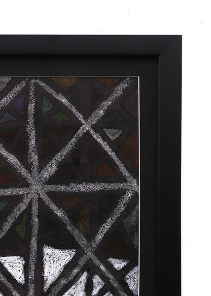 X Marks the Spot (Abstract in Black, Gray, and White), Painting, 1960