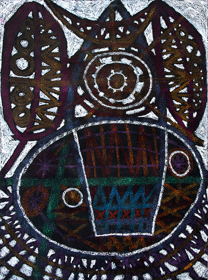 Still Life and Round Lace Table, Painting, 1960