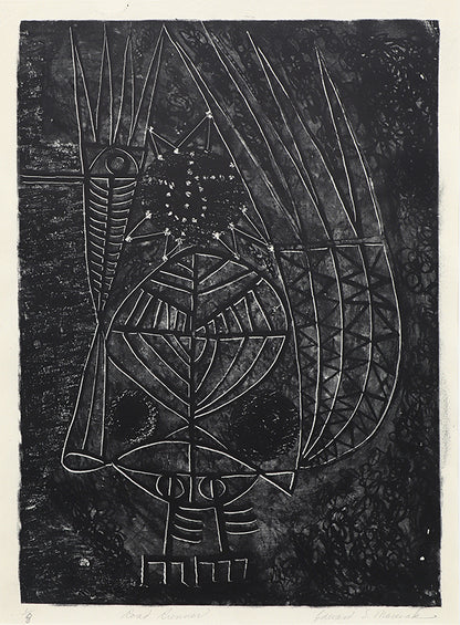 Road Runner (Abstract in Black and White), Print, 1948