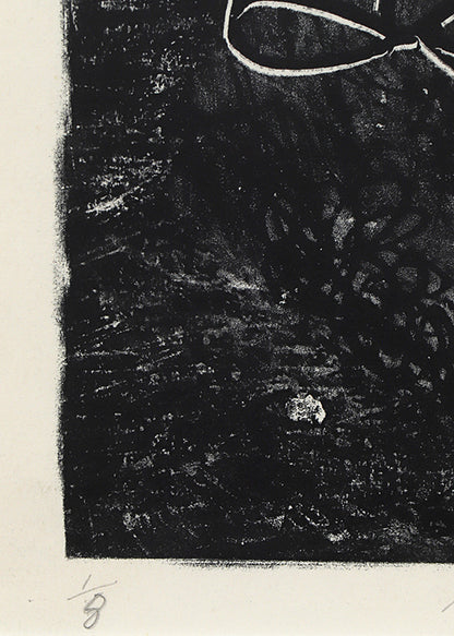Road Runner (Abstract in Black and White), Print, 1948