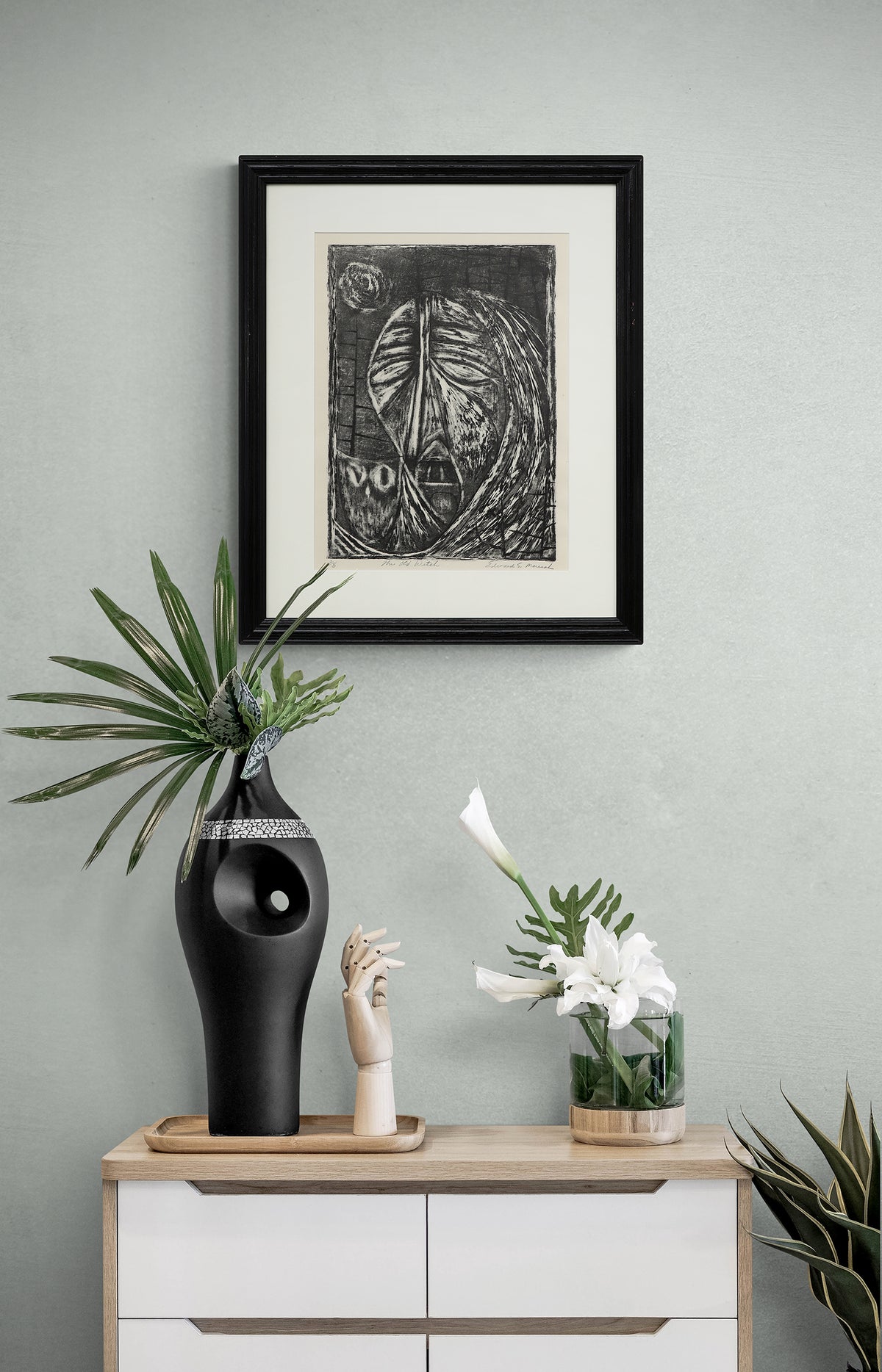 The Old Witch (Ed's Last Litho) (2/5), Print, 1948