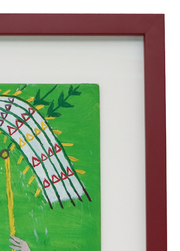 Girl on a Swing (Composition with People, Flowers, and Birds), Painting, 1953-1965