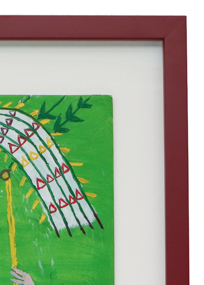 Girl on a Swing (Composition with People, Flowers, and Birds), Painting, 1953-1965