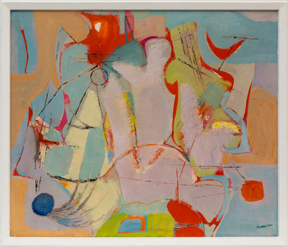 Redline (Blue Moon), Painting, circa 1955