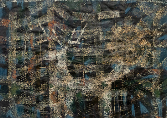 A Christmas Wood, Painting