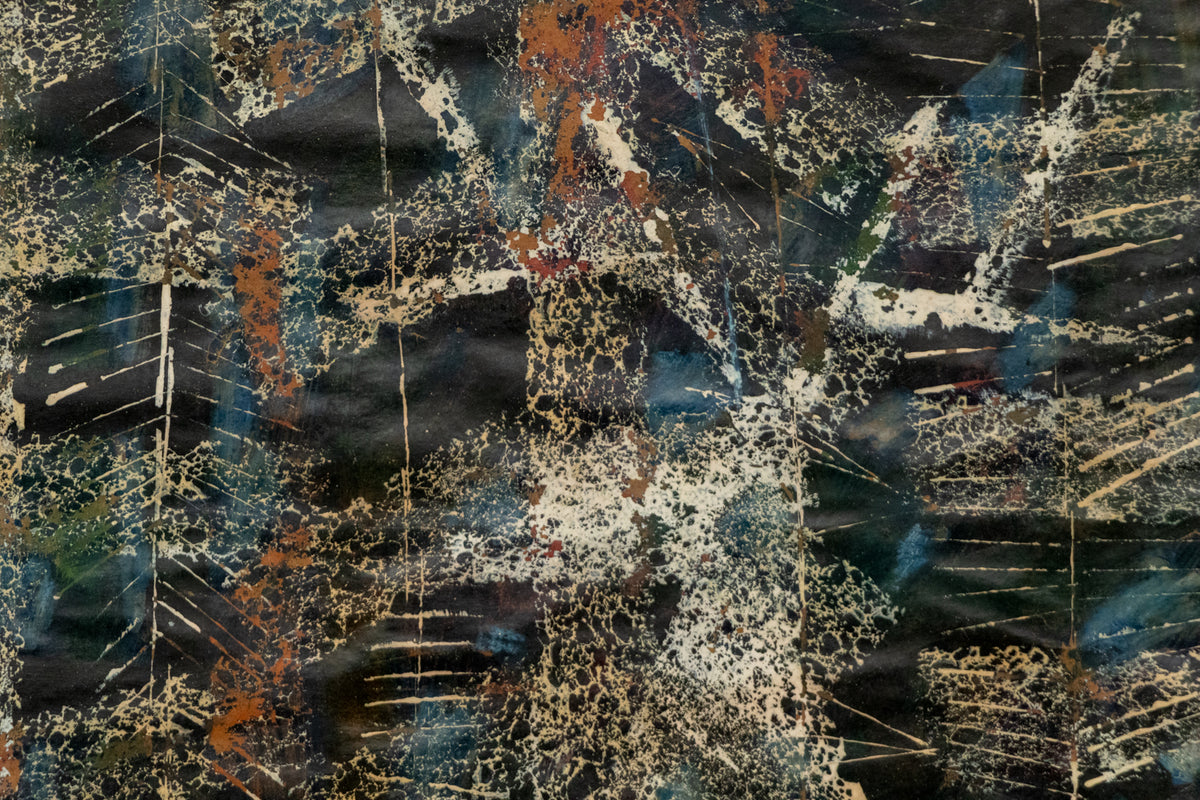 A Christmas Wood, Painting