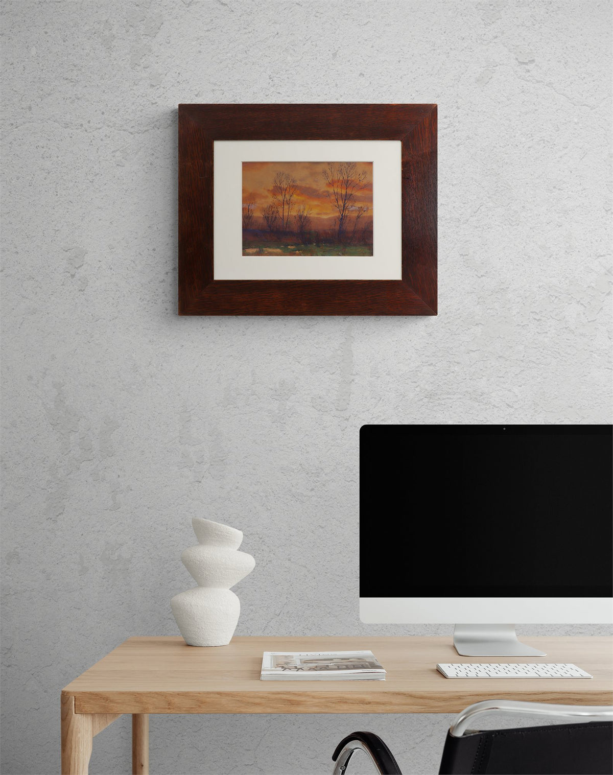 Untitled (Sunset, Along the Front Range, Colorado), Painting, circa 1900