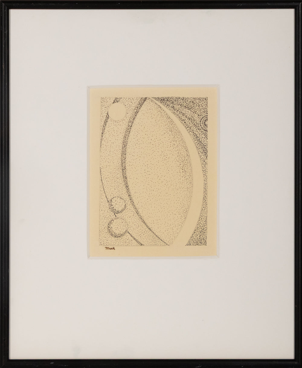 Untitled (Abstract in Black, Gray, and Beige), Drawing