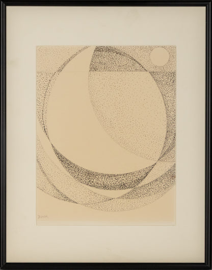 Untitled (Abstract Sun and Moon), Drawing