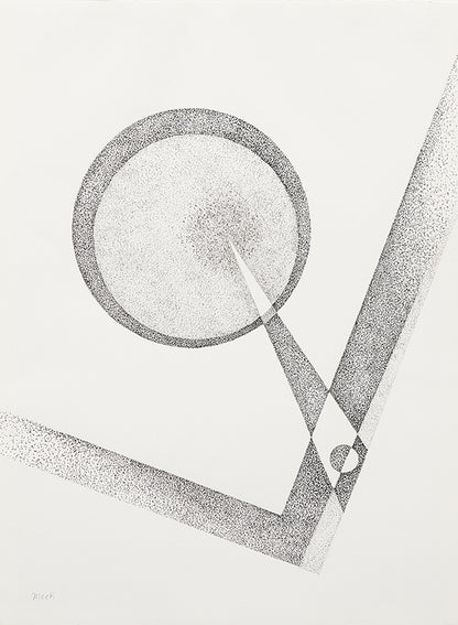 Untitled (Abstract in Black and White), Drawing