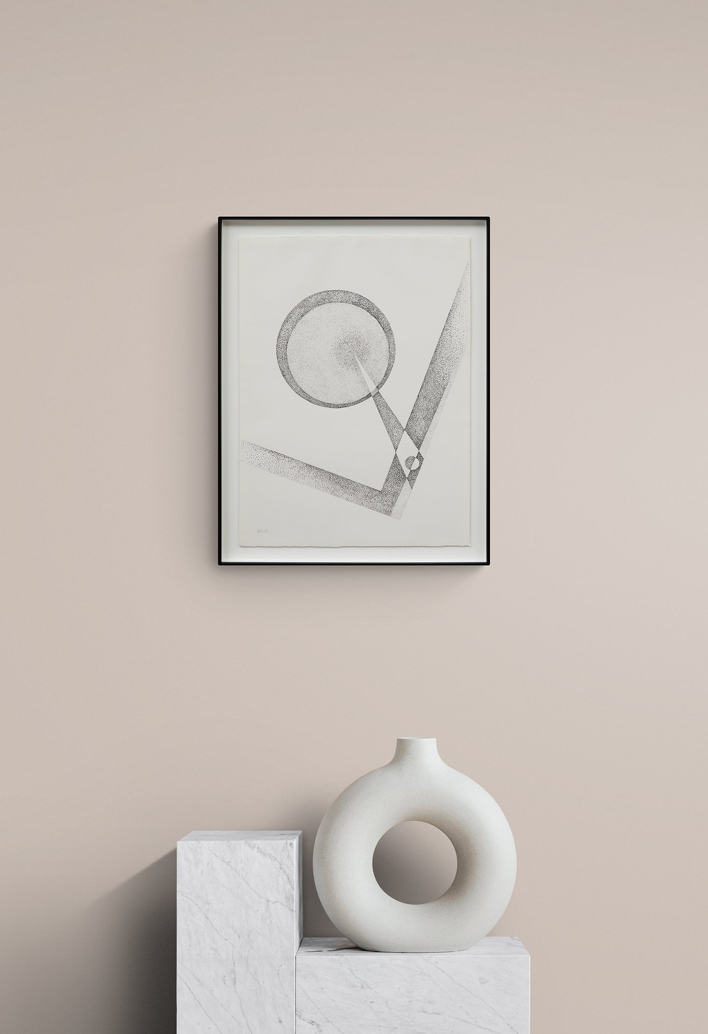 Untitled (Abstract in Black and White), Drawing