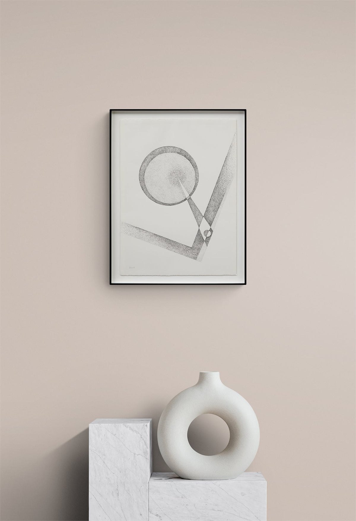 Untitled (Abstract in Black and White), Drawing