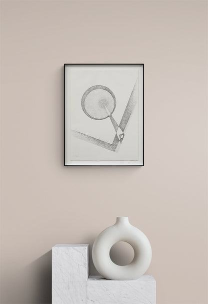 Untitled (Abstract in Black and White), Drawing