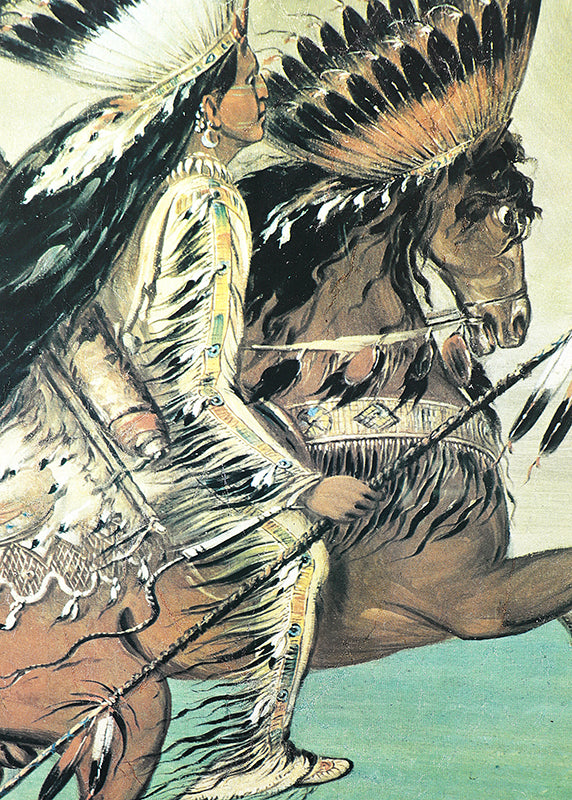 Die Plains- Und Prarieindianer Nordamerikas, Poster, 1973