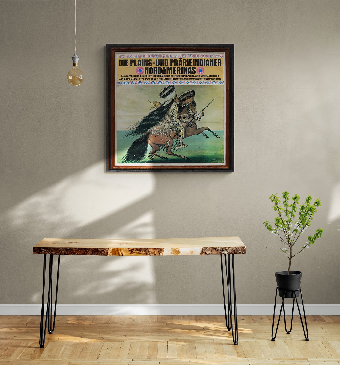 Die Plains- Und Prarieindianer Nordamerikas, Poster, 1973