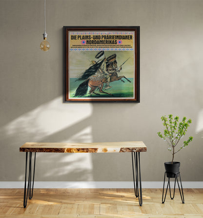 Die Plains- Und Prarieindianer Nordamerikas, Poster, 1973