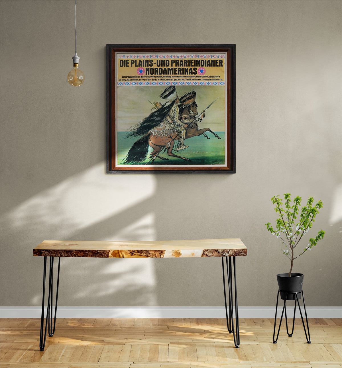 Die Plains- Und Prarieindianer Nordamerikas, Poster, 1973