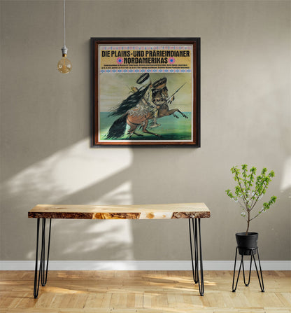 Die Plains- Und Prarieindianer Nordamerikas, Poster, 1973