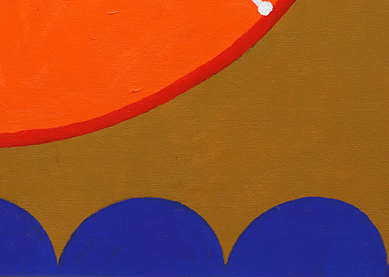 Untitled (Blue Bicycle with Orange Wheels), , circa 1960-1970
