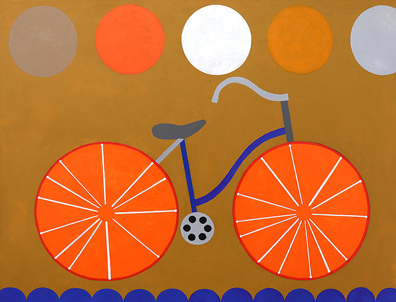 Untitled (Blue Bicycle with Orange Wheels), , circa 1960-1970