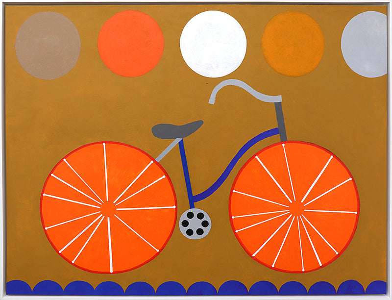 Untitled (Blue Bicycle with Orange Wheels), , circa 1960-1970