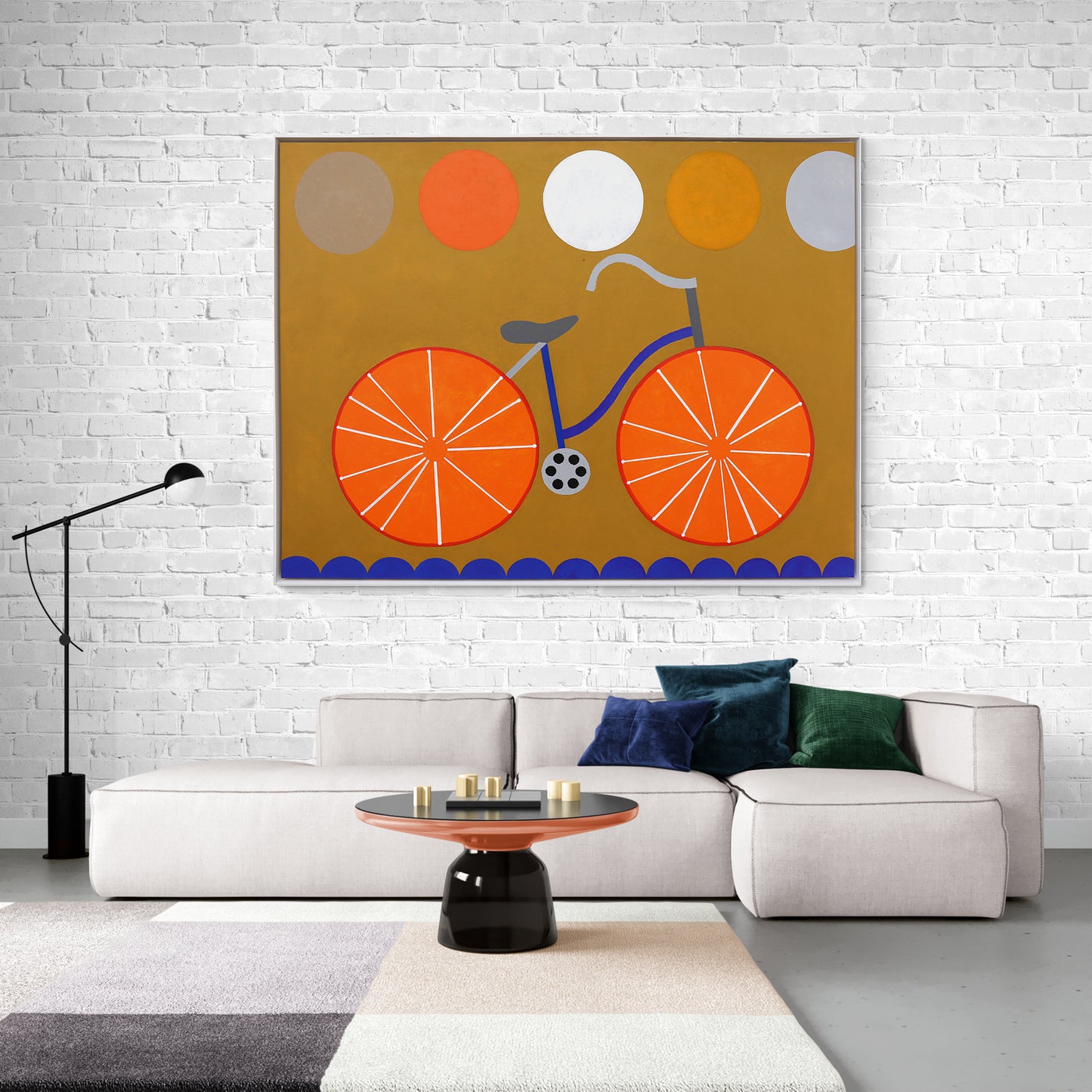 Untitled (Blue Bicycle with Orange Wheels), , circa 1960-1970