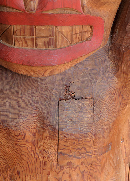 Carved Totem Pole, dated 1974