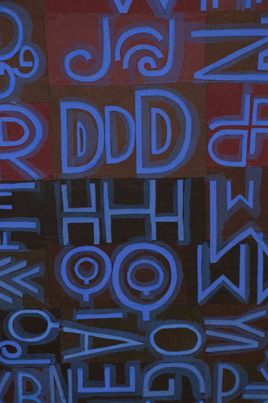 Dancing Alphabet, Painting