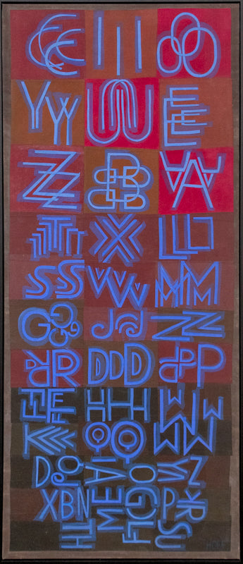 Dancing Alphabet, Painting