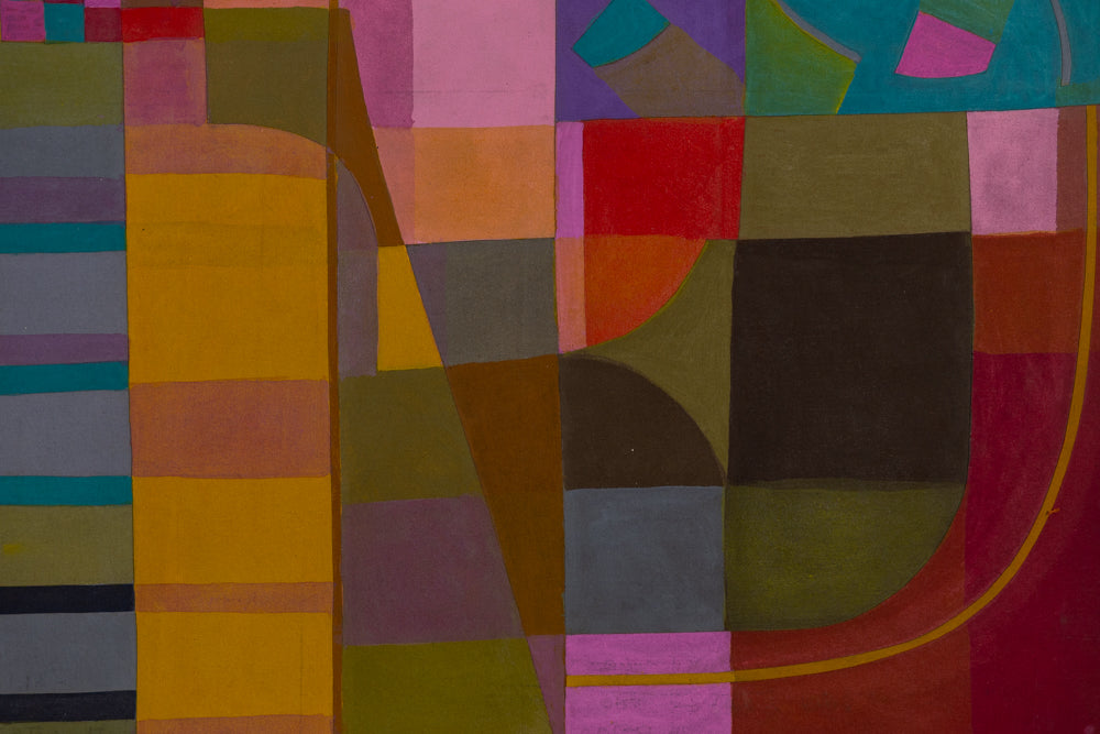 Patchwork Night, Painting, 1981