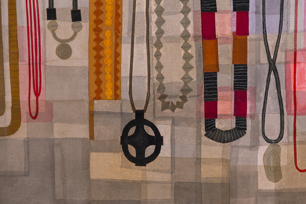 Untitled (Necklaces), Painting