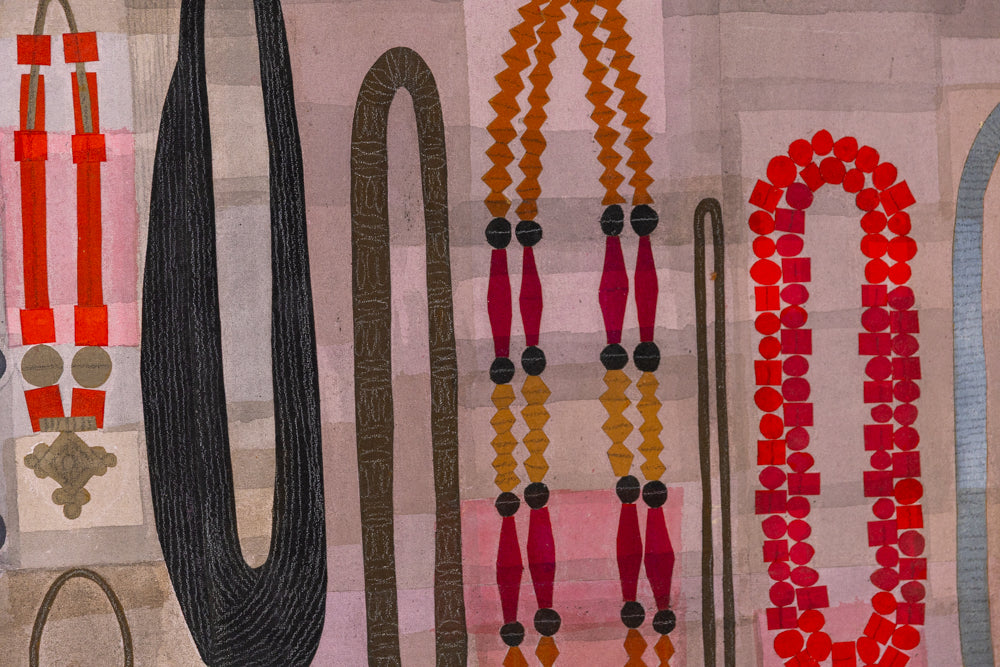 Untitled (Necklaces), Painting
