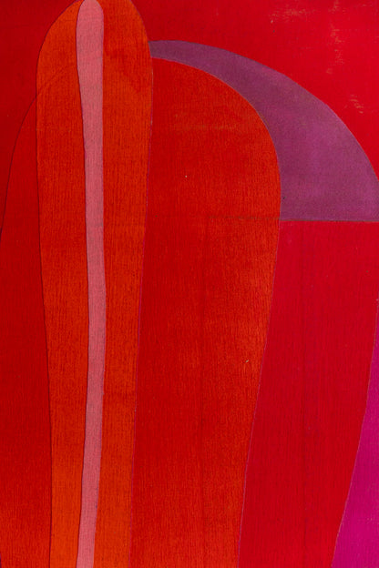 Incantation in Red, Painting, 1973