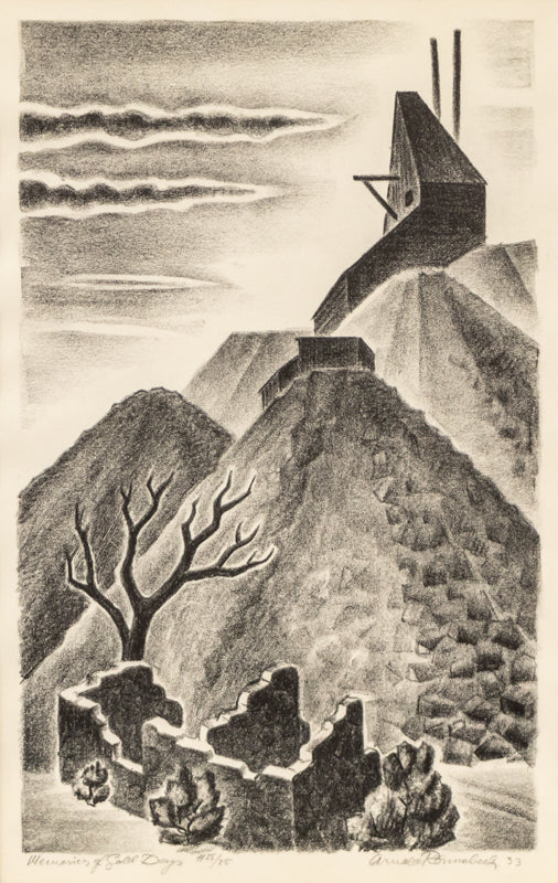 Arnold Ronnebeck (1885-1947) artwork for sale. Memories of Gold Rush Days (25/25), Print, 1933