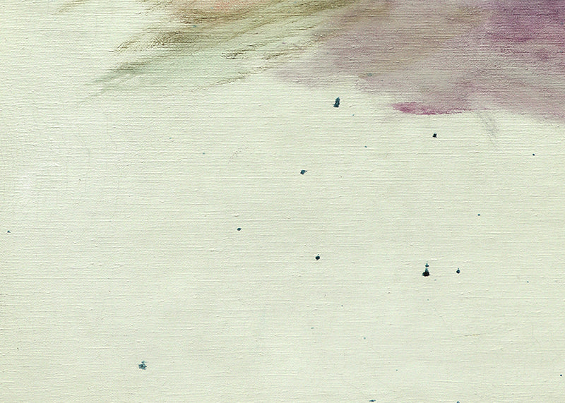 Water #1 (Abstract in Cyan, Violet, and Yellow), Painting, circa 1967